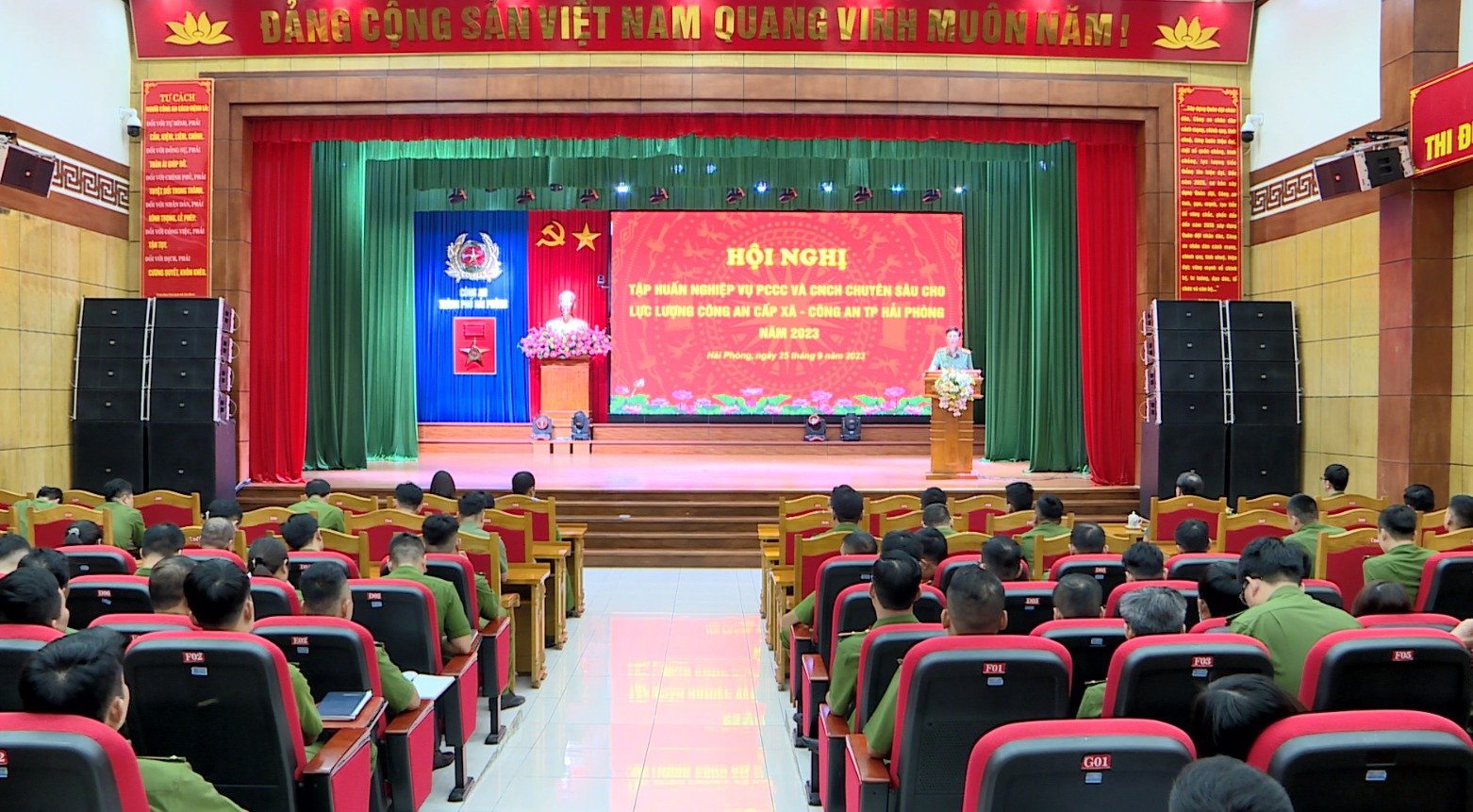 Tập huấn nghiệp vụ PCCC và CNCH chuyên sâu cho Công an cấp xã